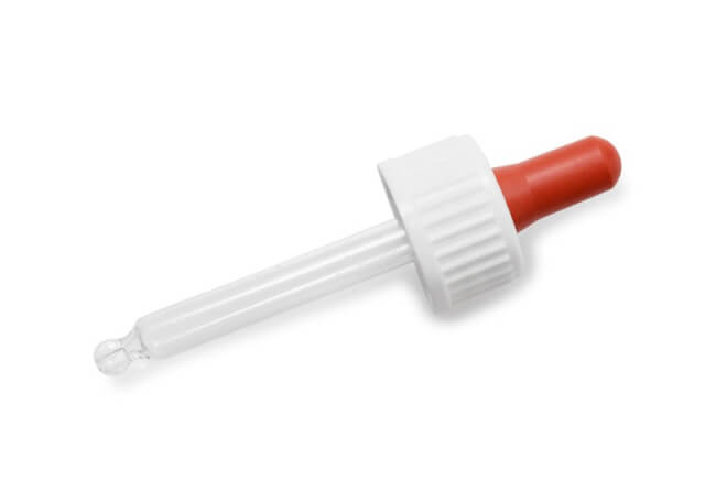 Dropper on white background